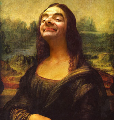 Mr Bean Mona Lisa